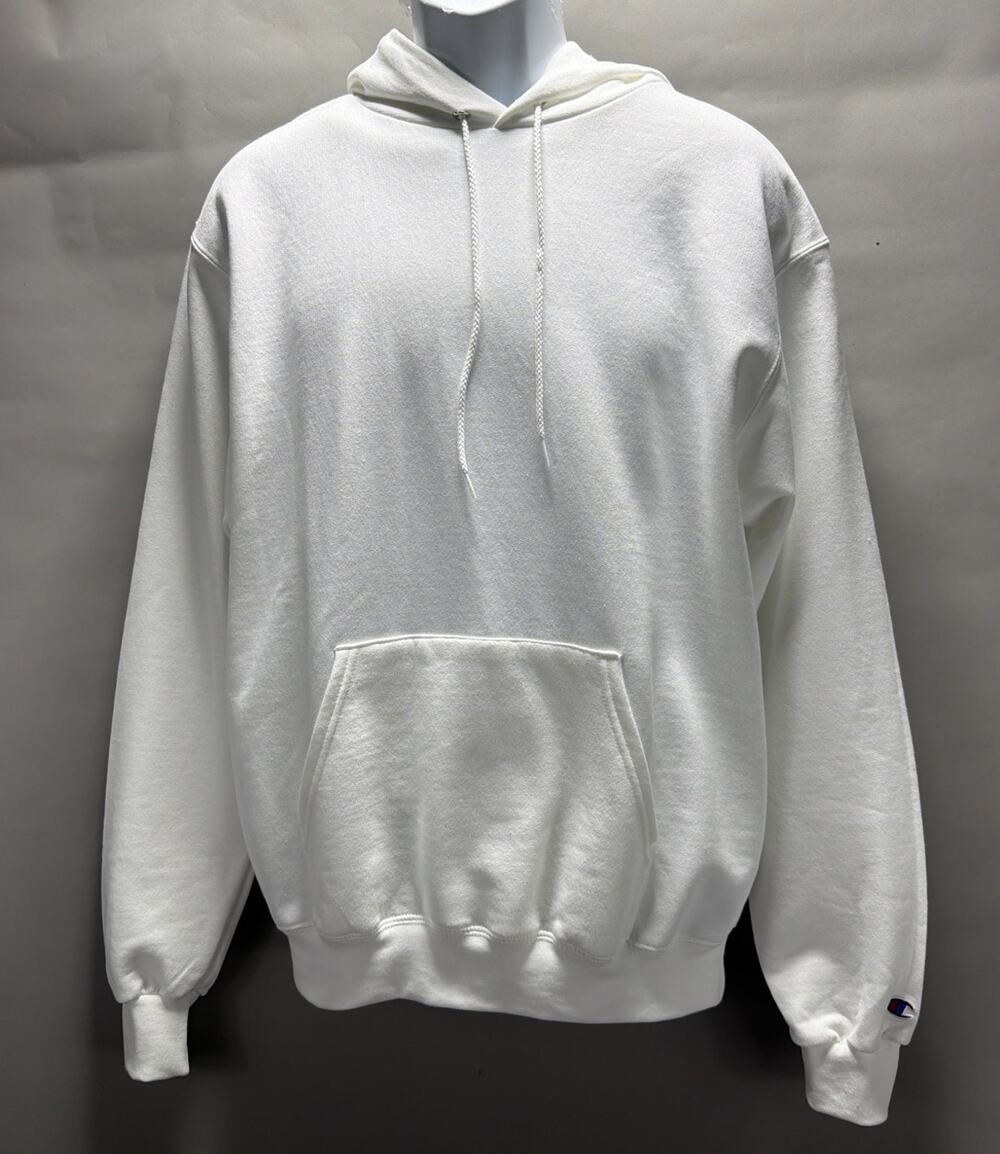 Champion Mens Pullover Hoody M Unisex Hoodie Logo Hooded Sweatshirt